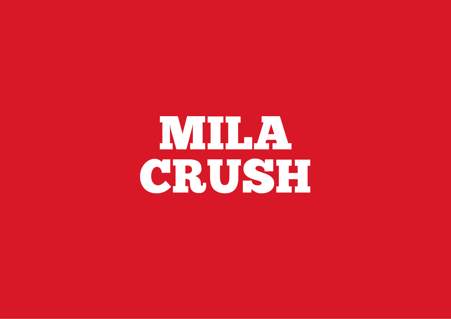 Mila Crush Logo